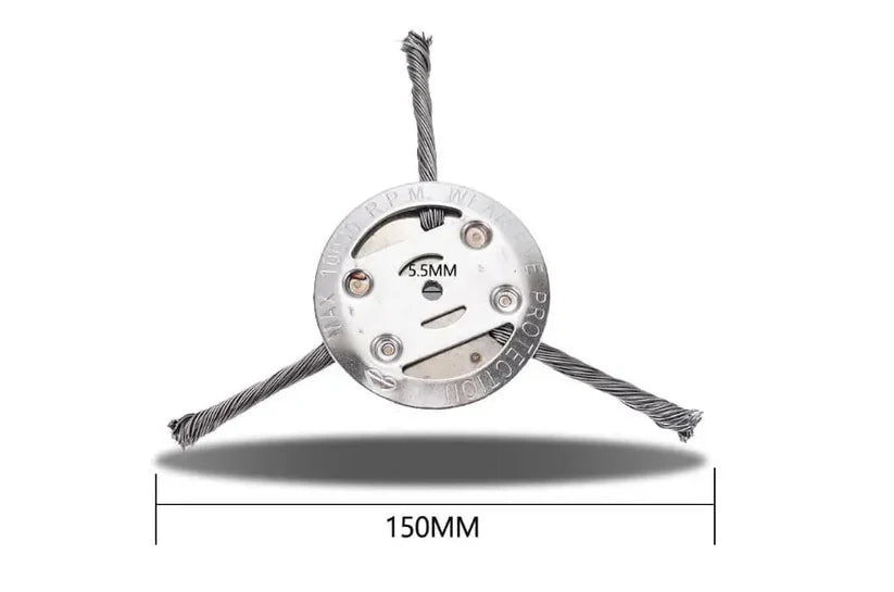 UP TO 50%🔥🔥Universal Steel Wire Wheel Head Grass Trimmer Head 2